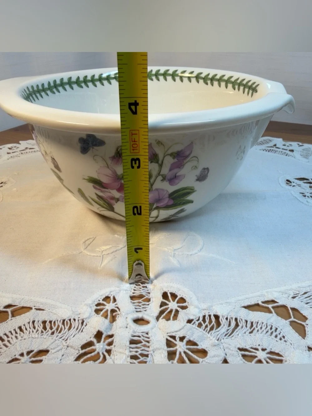Portmeirion Botanic Garden Grip Stand Bowl‎ Small Portmeirion Sweet Pea D-8,5”